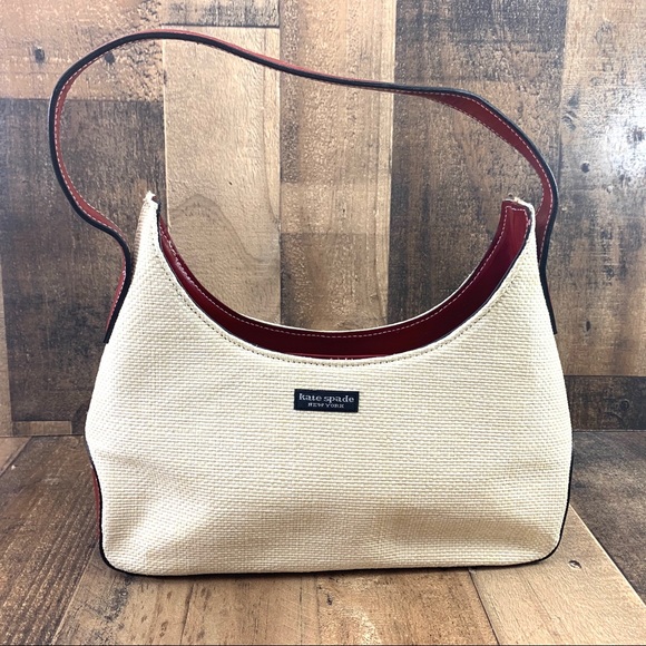 kate spade Handbags - Kate Spade New York Beige/ Red handbag